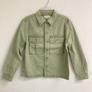 Taylor Stitch The HBT Jacket In Washed Olive Green Mens L 42 NEW Hard To Find ￼